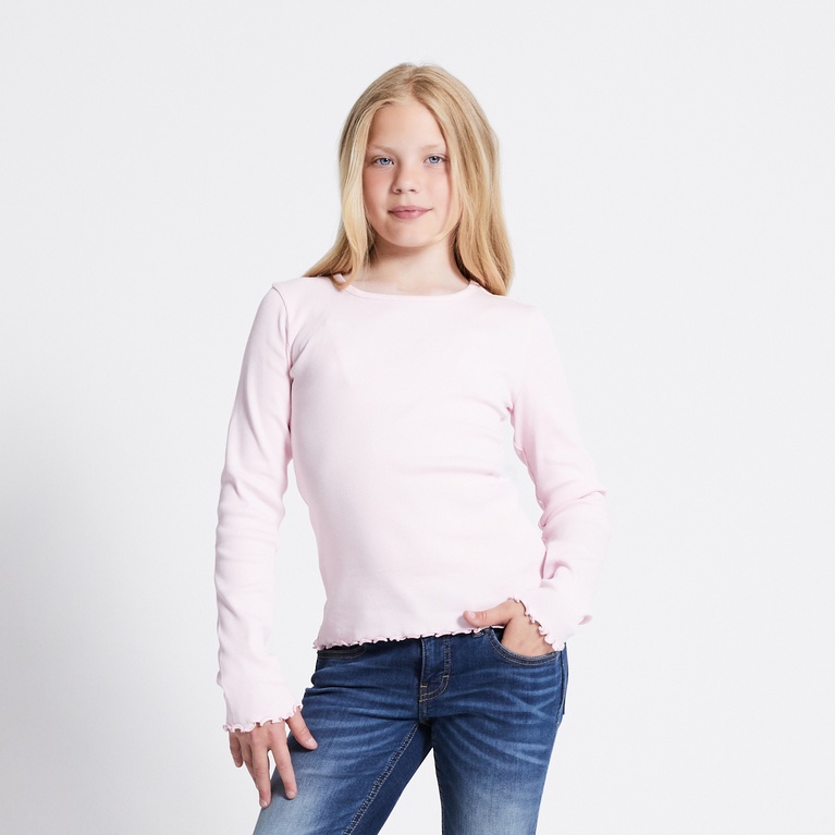 Long sleeve top "Evy" Soft Pink